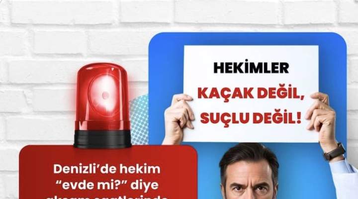 Hekim Birliği : “Hekimler Kaçak Değil, Suçlu Değil”