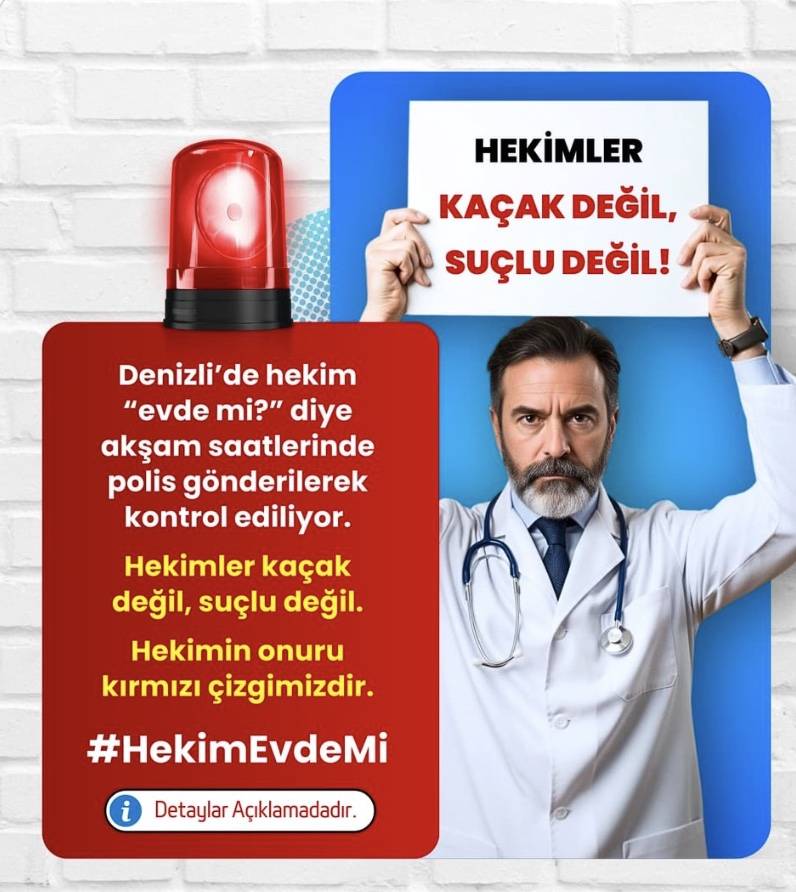 Hekim Birliği : “Hekimler Kaçak Değil, Suçlu Değil”