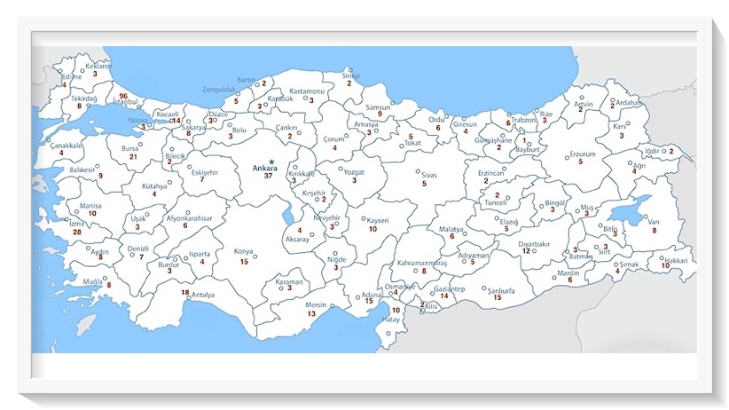 İki ilin vekil sayısı değişti